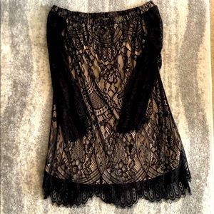 Off the shoulder lace dress
